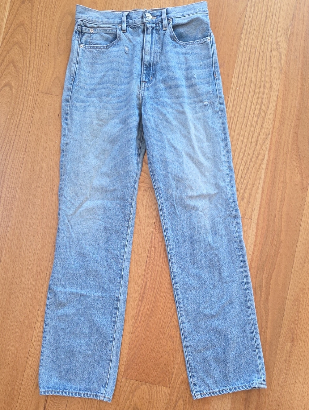 SLVRLAKE Women's Classic Light Blue Straight Leg Jeans